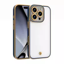 TFO Silky Gold phone case for iPhone 15 Pro, blue