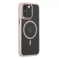 Comma Joy Elegant phone case with MagSafe support for iPhone 15 Plus, pink