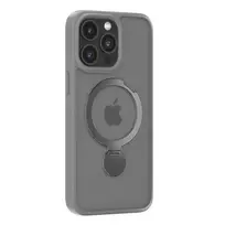Comma Joy Shark phone case with MagSafe support for iPhone 15 Plus, gray