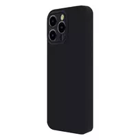 Tecto Shield Soft Touch Mag phone case with MagSafe support for iPhone 14, black