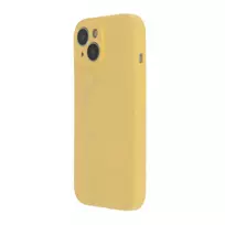 Tecto Shield Soft Touch Mag phone case with MagSafe support for iPhone 14 Pro, yellow