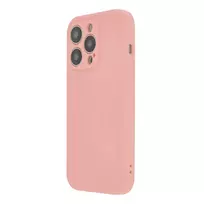 Tecto Shield Soft Touch Mag phone case with MagSafe support for iPhone 15 Pro, pink