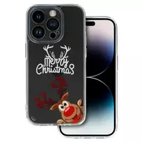 TEL PROTECT Christmas Case for Samsung S23 Ultra, Clear Design 1