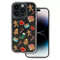 TEL PROTECT Christmas Case for Samsung S23 Ultra Design 2 Clear