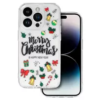 TEL PROTECT Christmas Case for Samsung S23 Ultra, Design 3, Clear