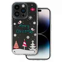 TEL PROTECT Christmas Case for Samsung S23 Ultra, Design 4, Clear