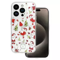 TEL PROTECT Christmas Clear phone case for iPhone 16 Pro transparent (Design 1)