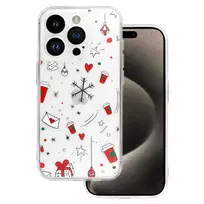 TEL PROTECT Christmas Clear phone case for iPhone 16 Plus transparent (Design 3)