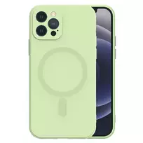 TEL PROTECT MagSilicone phone case with MagSafe support for iPhone 11 Pro, green