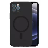 TEL PROTECT MagSilicone phone case with MagSafe support for iPhone 15 Pro, black