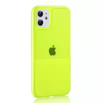 TEL PROTECT Window Case for Samsung Galaxy A20S, Lime