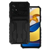 TEL PROTECT Combo Case for Xiaomi Redmi Note 11 5G/Note 11S 5G/Poco M4 Pro 5G, Black