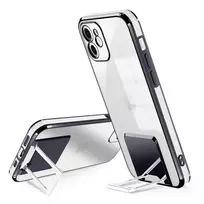 TEL PROTECT Kickstand Luxury phone case with stand for iPhone 11 Pro, black