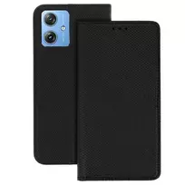 Toptel Smart Book Magnet Case for MOTOROLA MOTO G64 in Black