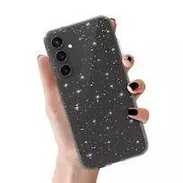 Toptel Crystal Glitter Case for Samsung Galaxy S23 FE in Silver