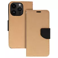 Toptel Fancy book-style phone case for iPhone 12 Pro Max, gold and black