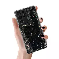 Toptel Brilliant Clear Case for Samsung Galaxy S21 Ultra in Black