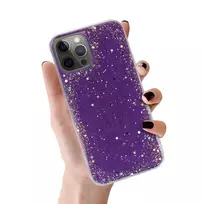 Toptel Brilliant Clear phone case for iPhone 12 Pro Max purple