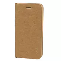 Vennus Book case with frame for Samsung Galaxy J7 2017, gold