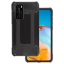 Toptel Carbon Armor Case for Huawei P40 Pro, Black