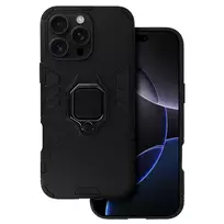 Toptel Ring Armor phone case with stand for iPhone 16 Pro Max, black