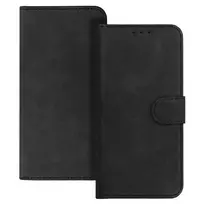 Toptel COMMON Universal Book Case (SIZE L) for iPhone 6 Plus/7 Plus/8 Plus/Xs Max/11 Pro Max/Samsung S20 FE/S21 FE/S10 Plus/A10/A32/A54/Xiaomi 12 Lite/Huawei P30 Pro, black