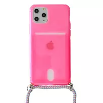 Toptel STRAP Fluo phone case for iPhone 12 mini pink