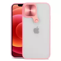 TEL PROTECT Cyclops phone case for iPhone 12 Pro Max pink (with camera lens protection)
