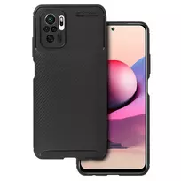 TEL PROTECT Carbon Elite Case for Xiaomi Redmi Note 10/Note 10S/Poco M5S in Black