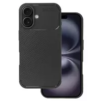 TEL PROTECT Carbon Elite phone case for iPhone 16, black