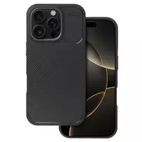TEL PROTECT Carbon Elite phone case for iPhone 16 Pro, black