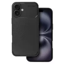 TEL PROTECT Carbon Elite phone case for iPhone 16 Plus, black