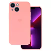 Vennus Silicone Heart phone case for iPhone 14 Plus pink (Design 1)