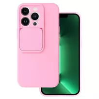 Toptel Camshield soft phone case for iPhone 13 Pro, pink (with camera lens protection)
