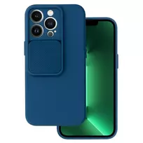Toptel Camshield soft phone case for iPhone 13 Pro Max, navy (with camera lens protection)