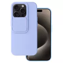 Toptel Camshield soft phone case for iPhone 15 Pro, purple (with camera lens protection)