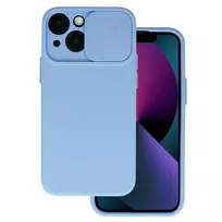 Toptel Camshield soft phone case for iPhone 16, purple (with camera lens protection)