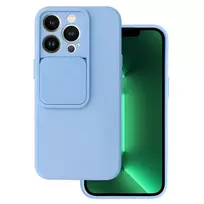 Toptel Camshield soft phone case for iPhone 13 Pro, blue (with camera lens protection)