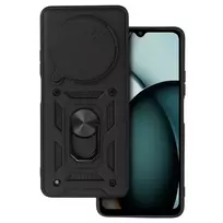 Toptel Slide Camera Armor Case for Xiaomi Redmi A3 Pro, Black