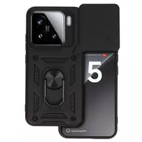 Toptel Slide Camera Armor Case for Xiaomi 15 5G in Black