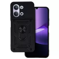 Toptel Slide Camera Armor Case for Xiaomi Redmi 15C 4G/5G, Black