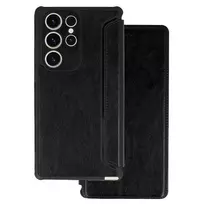 Toptel Razor Leather Book Case for Xiaomi Redmi Note 13 Pro 4G, black