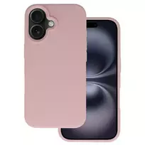 TEL PROTECT Premium pink silicone phone case for iPhone 16