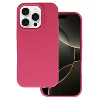 TEL PROTECT Premium pink silicone phone case for iPhone 16