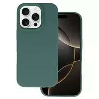 TEL PROTECT Premium silicone iPhone 16 Pro Max case, green