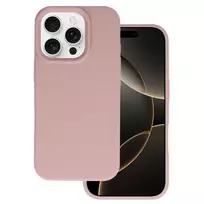 TEL PROTECT Premium pink silicone phone case for iPhone 16 Pro Max