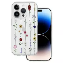 TEL PROTECT Multicolor flower phone case for iPhone 15 Pro