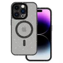 TEL PROTECT Magnetic Splash Frosted phone case for iPhone 15 Plus black