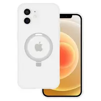TEL PROTECT Magical phone case with stand and MagSafe support for iPhone 11 silver