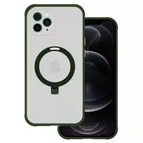 TEL PROTECT Magical phone case with stand and MagSafe support for iPhone 11 Pro green